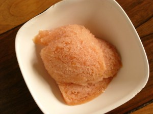 My first ever sorbet!